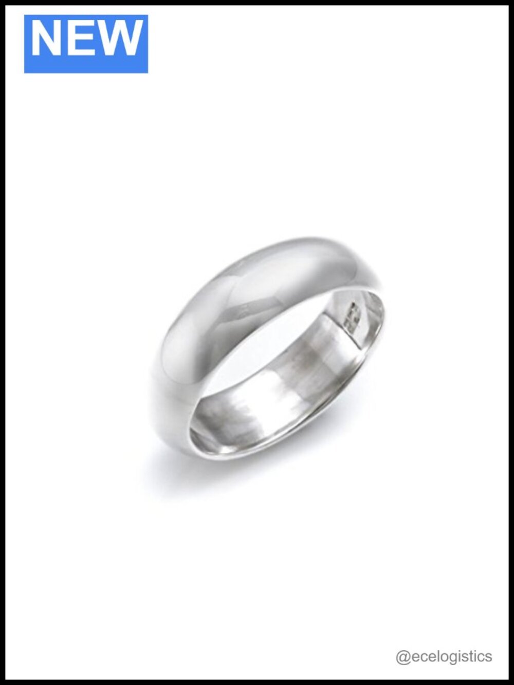 Sterling Silver Court Band Ring